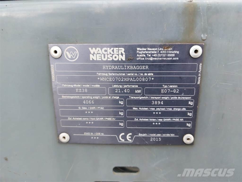 Wacker Neuson EZ38 Excavatoare pe șenile
