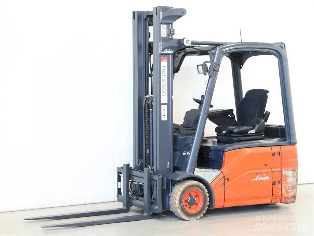Linde E16/386-01 Stivuitor electric