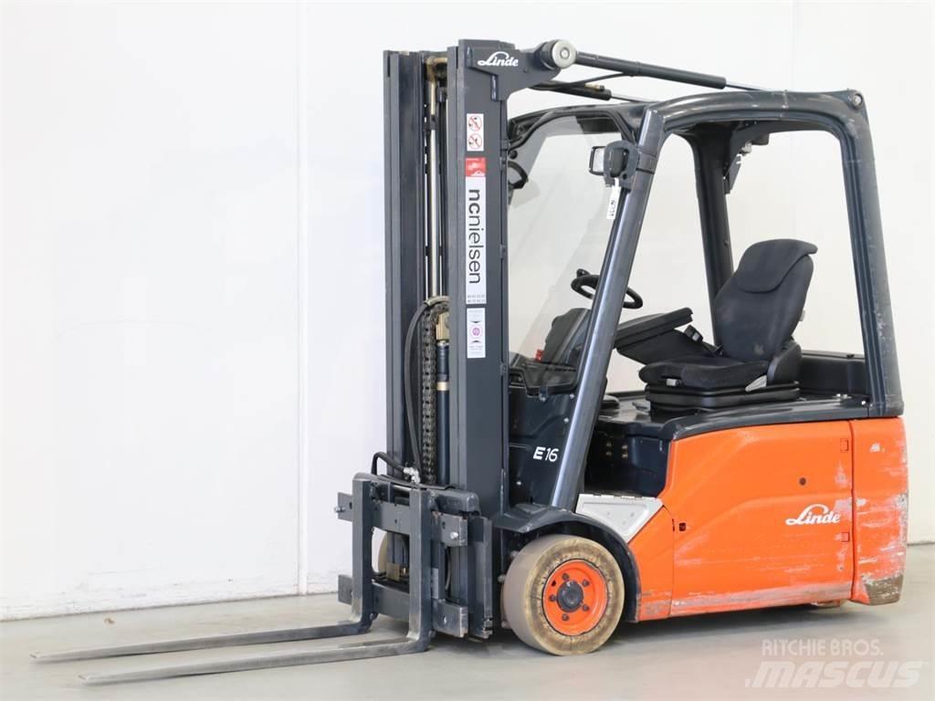 Linde E16/386-01 Stivuitor electric