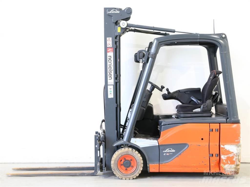 Linde E16/386-02 EVO Stivuitor electric
