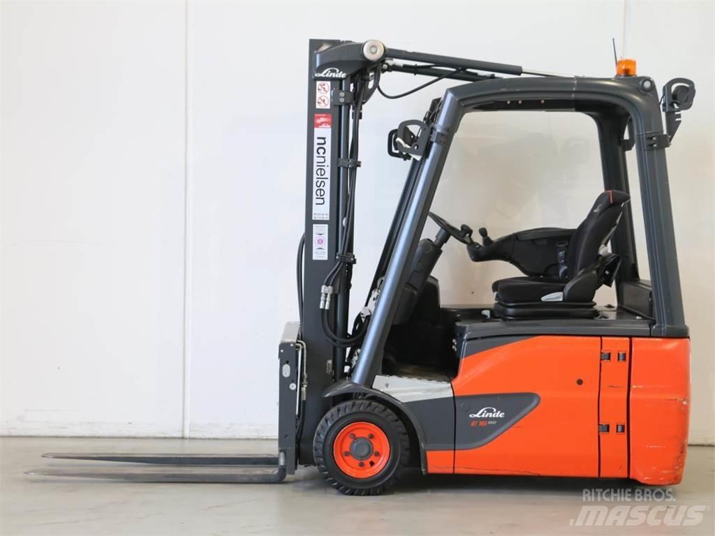 Linde E16/386-02 EVO Stivuitor electric