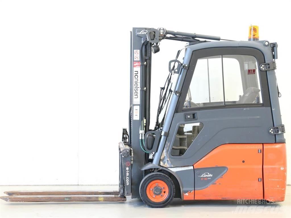 Linde E16/386-02 EVO Stivuitor electric