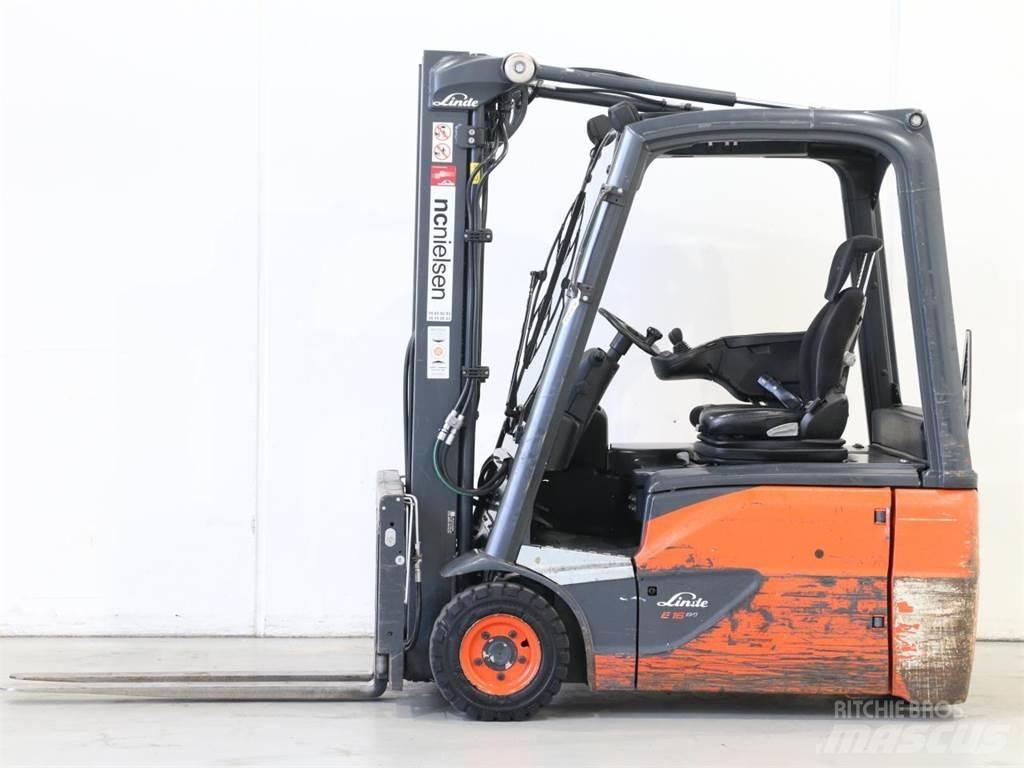 Linde E16 EVO/386-02 Stivuitor electric