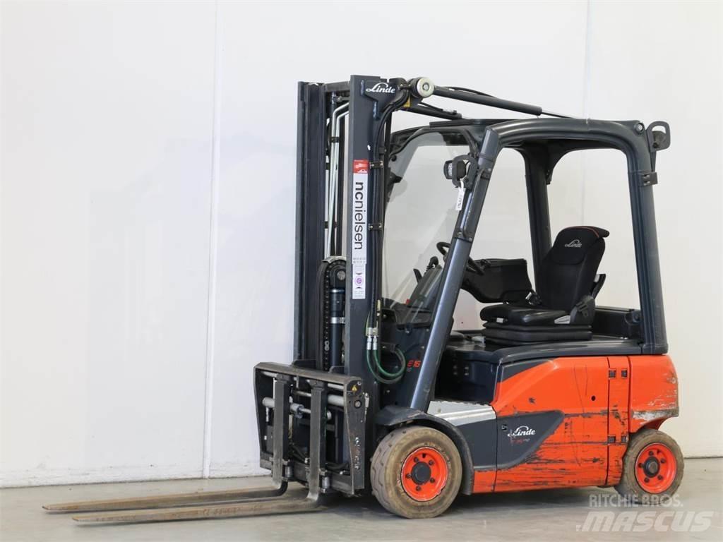 Linde E16P/386-02 Stivuitor electric