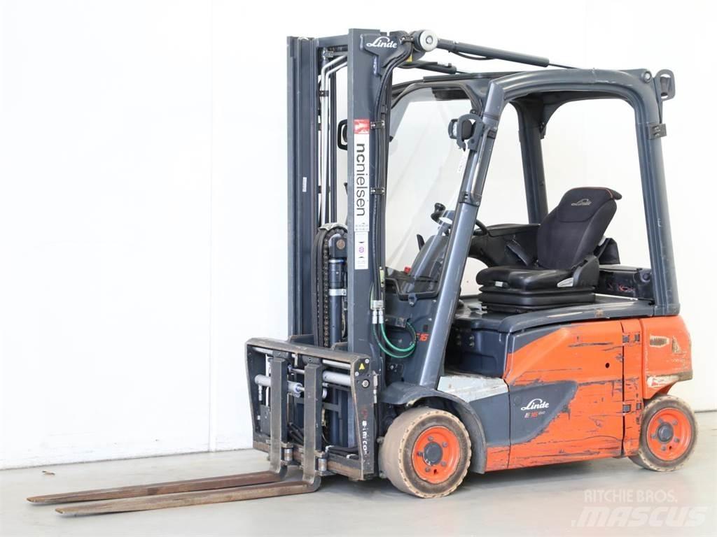 Linde E16P/386-02 Stivuitor electric