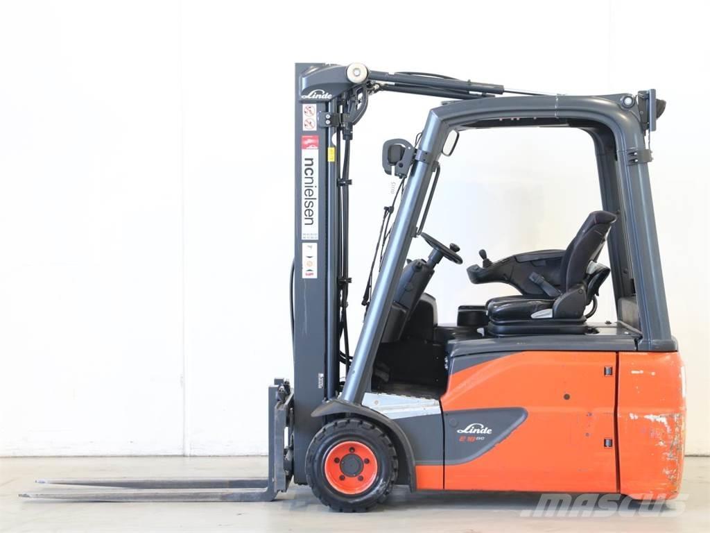 Linde E18 EVO/386-02 Stivuitor electric