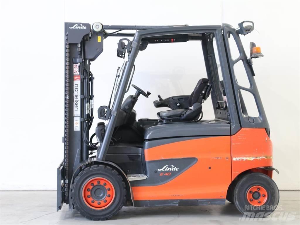 Linde E40/600H/388 Stivuitor electric