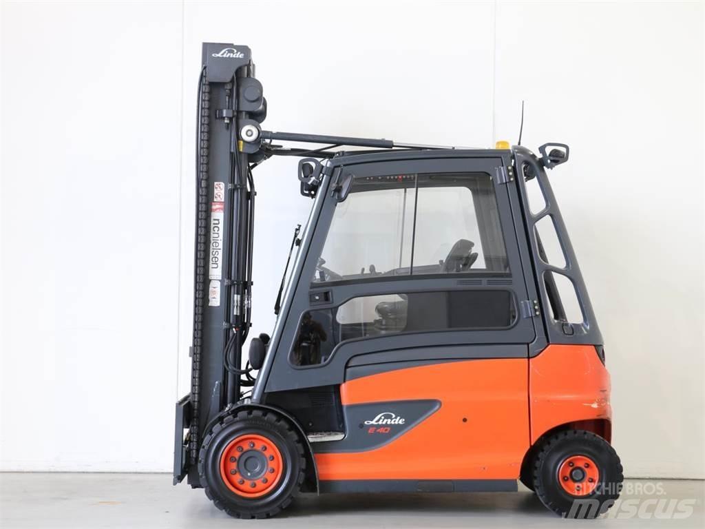 Linde E40/600HL/388 Stivuitor electric