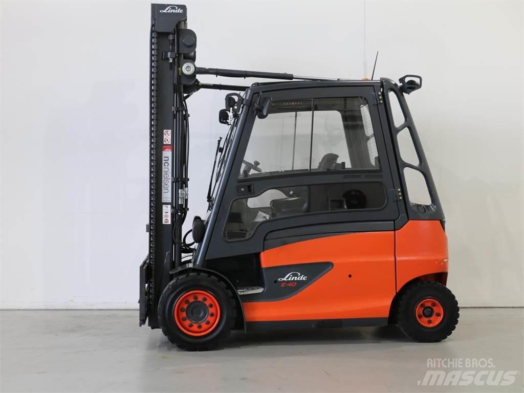 Linde E40/600HL/388 Stivuitor electric