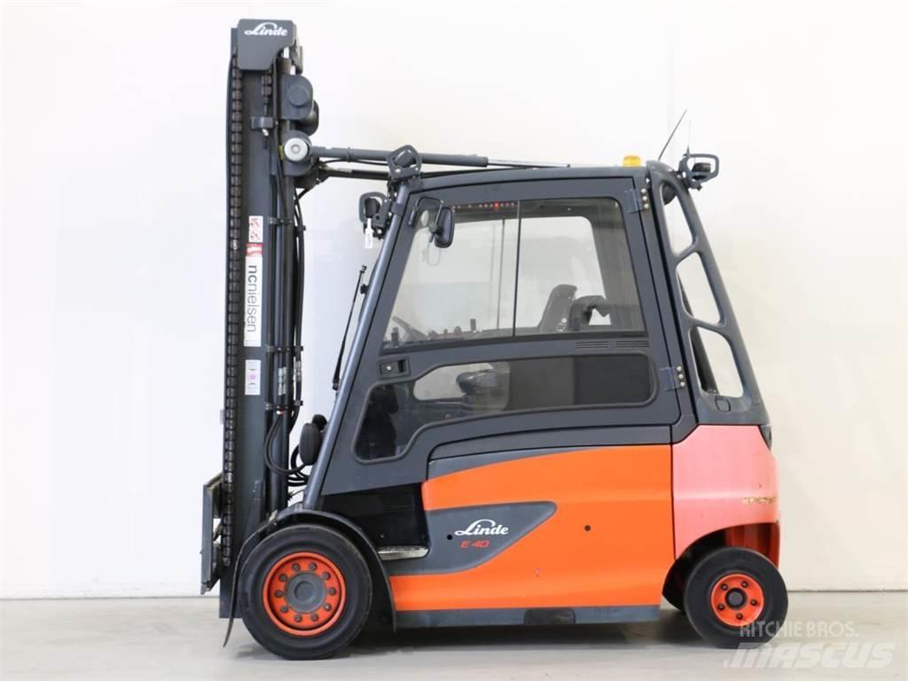 Linde E40/600HL/388 Stivuitor electric
