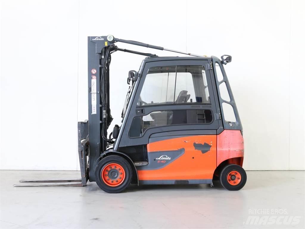 Linde E40/600HL/388 Stivuitor electric