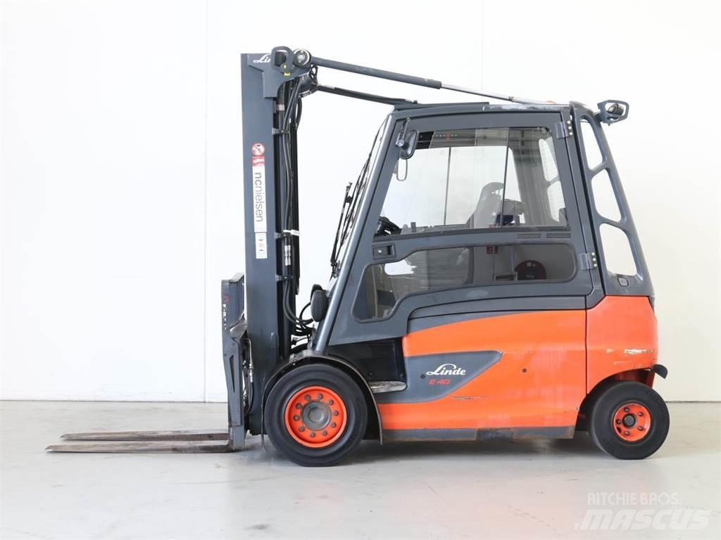 Linde E40/600HL/388 Stivuitor electric