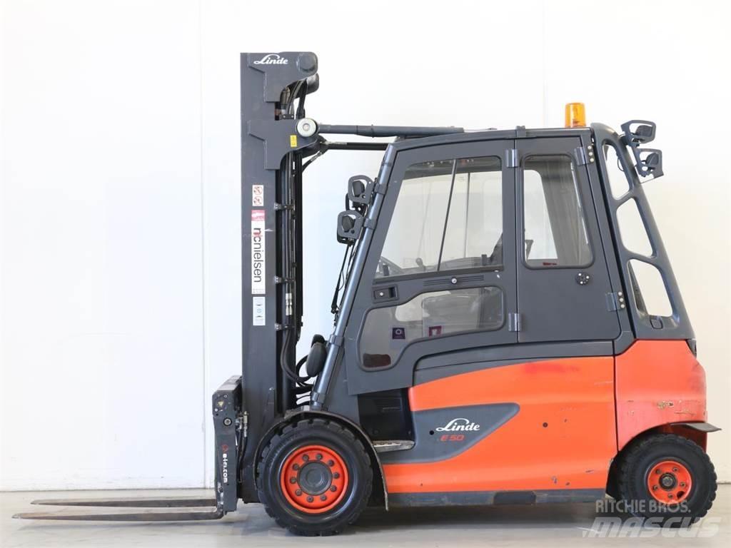 Linde E50/600HL/388 Stivuitor electric