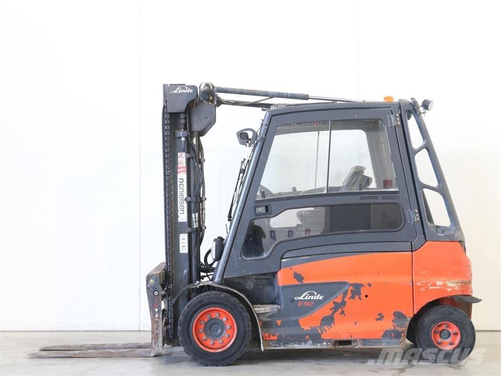 Linde E50/600HL/388 Stivuitor electric