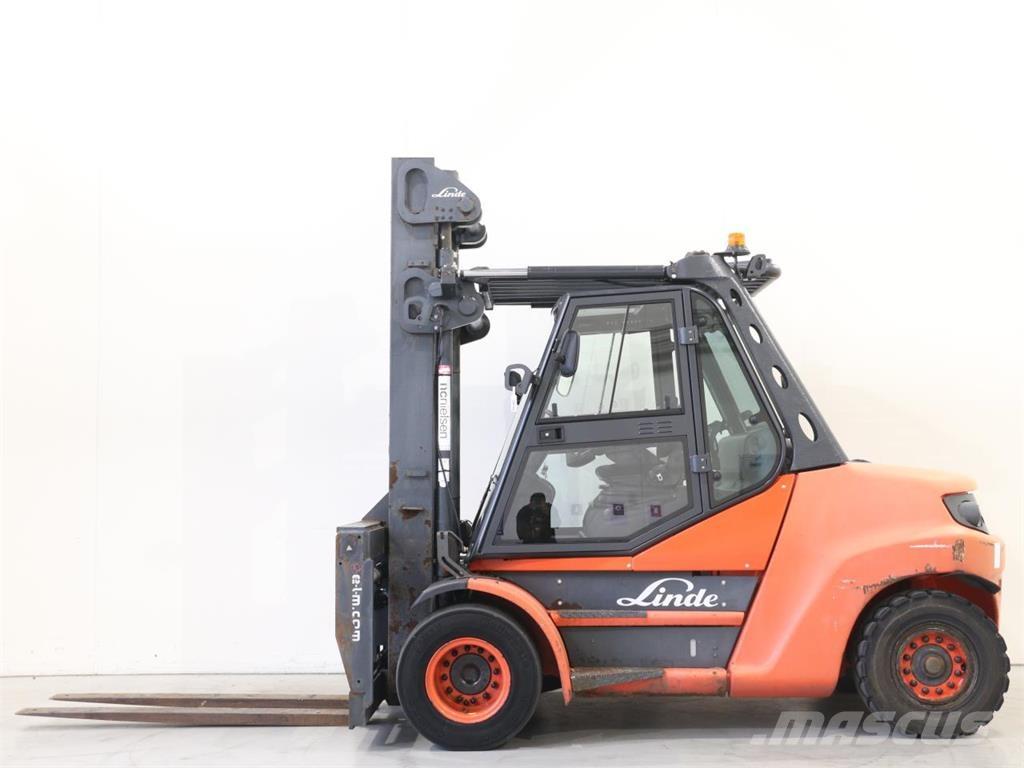 Linde H80D/396/900 Stivuitor diesel