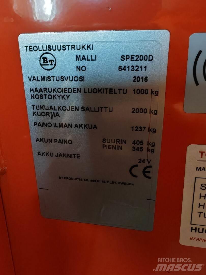 BT SPE200D Strivuitoare-altele
