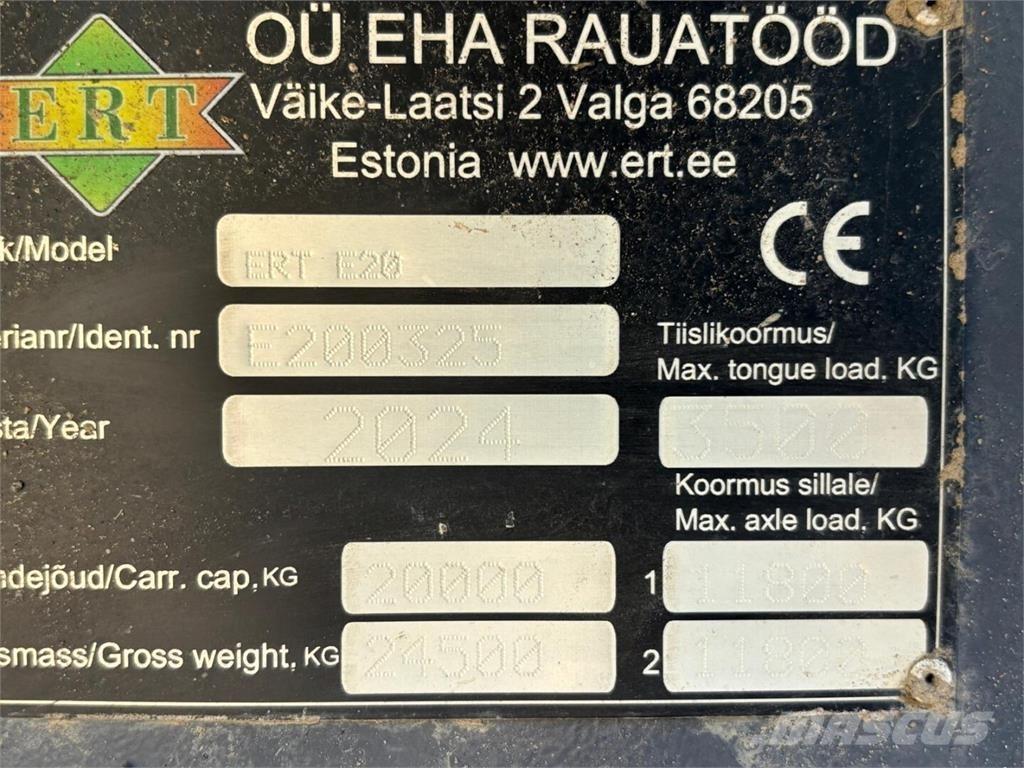 ERT E 20 Remorci rabatabile
