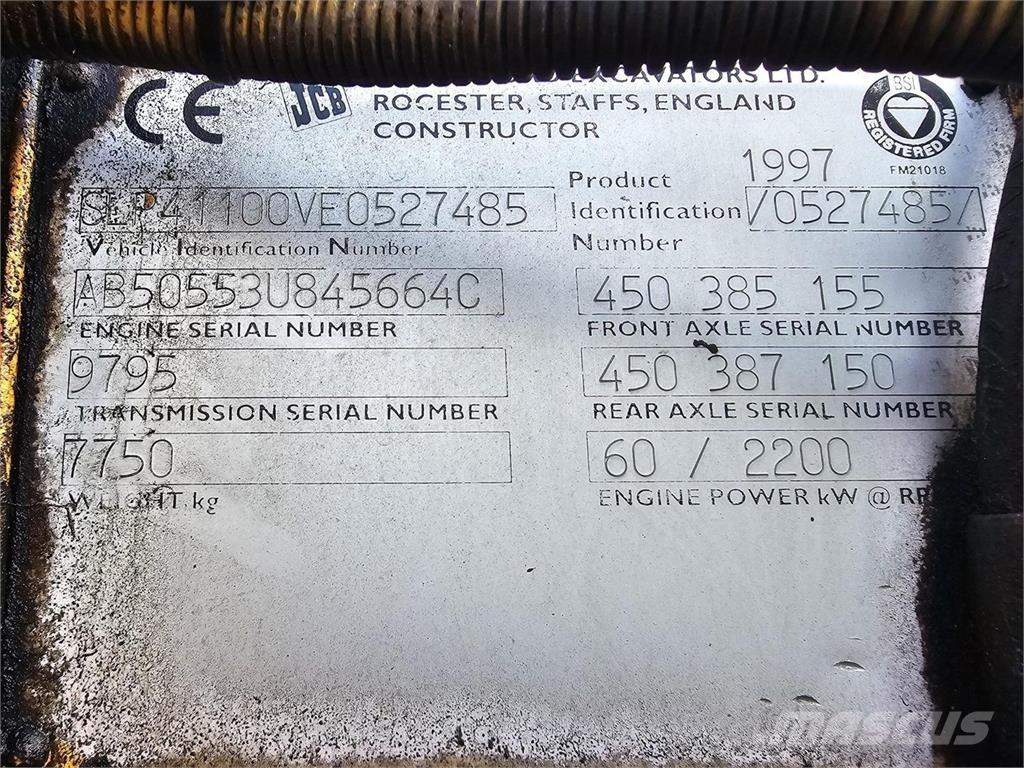 JCB 411 Incarcator pe pneuri