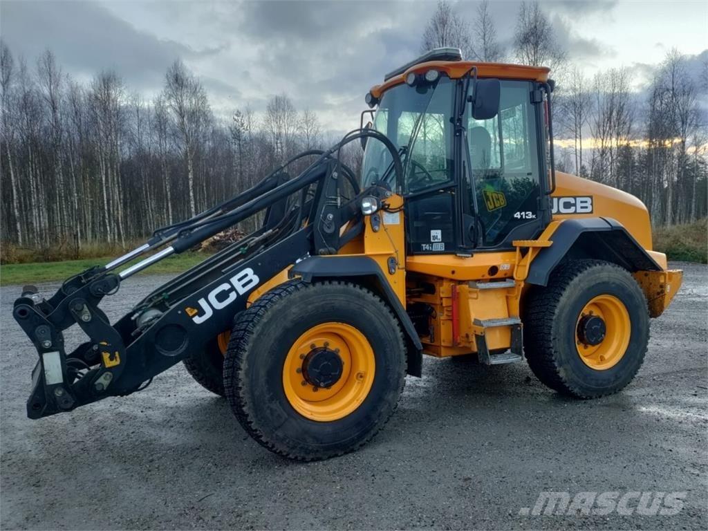 JCB 413 K T4 Incarcator pe pneuri