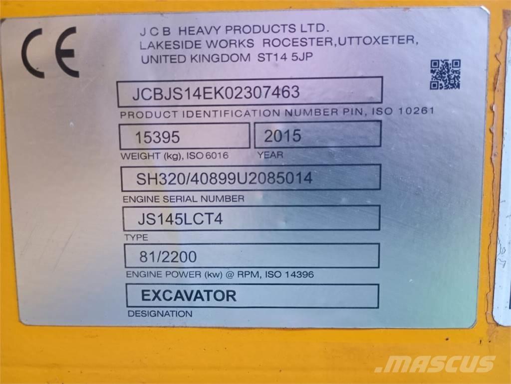 JCB JS 145 Excavatoare pe șenile
