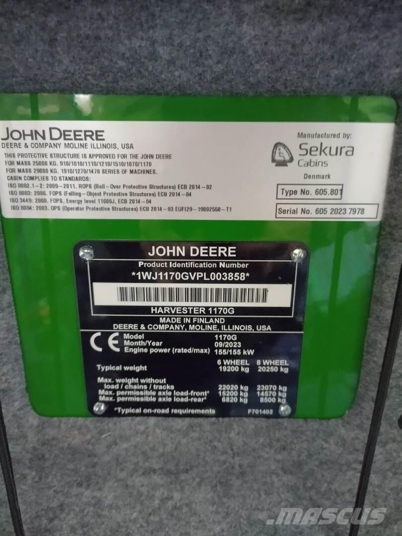 John Deere 1170G Combine forestiere