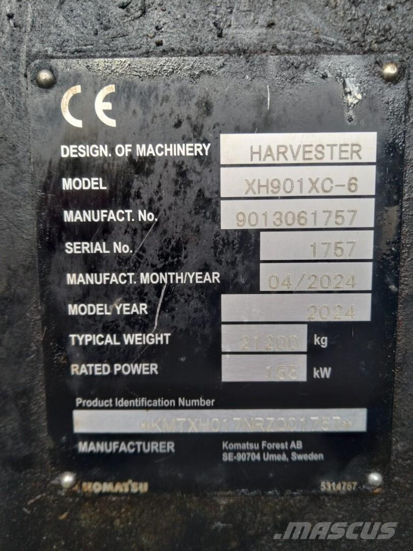 Komatsu 901 XC Combine forestiere
