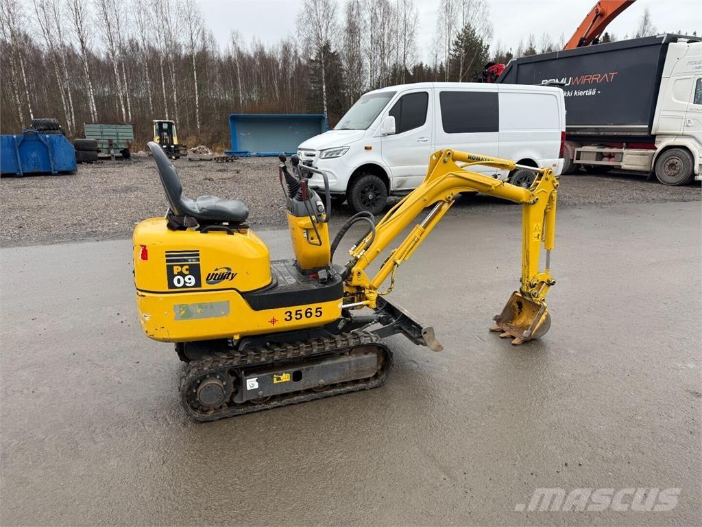 Komatsu PC09 Mini excavatoare < 7t