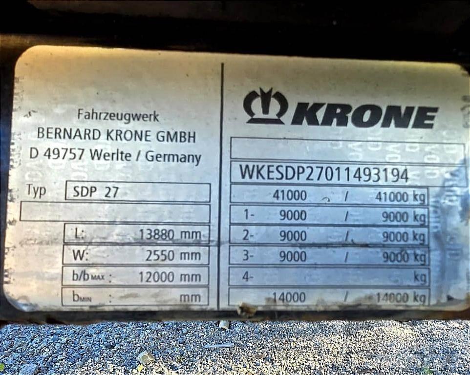 Krone SDP 27 Semi-remorca speciala