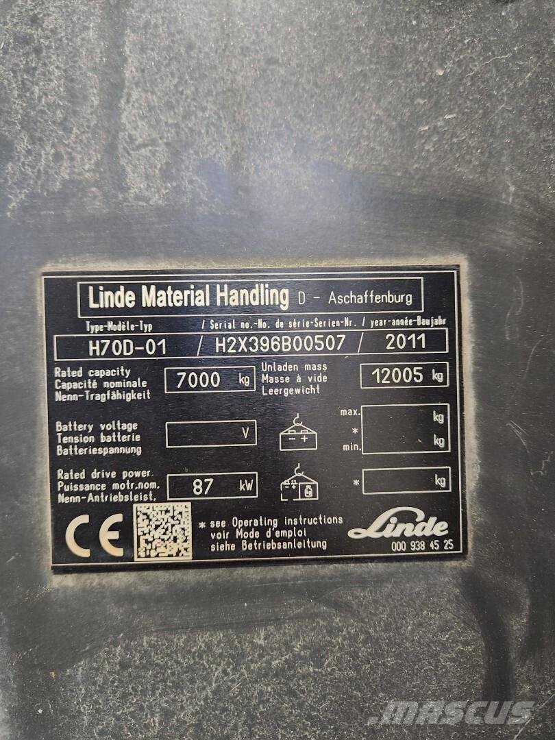 Linde H70D-01 Stivuitor diesel