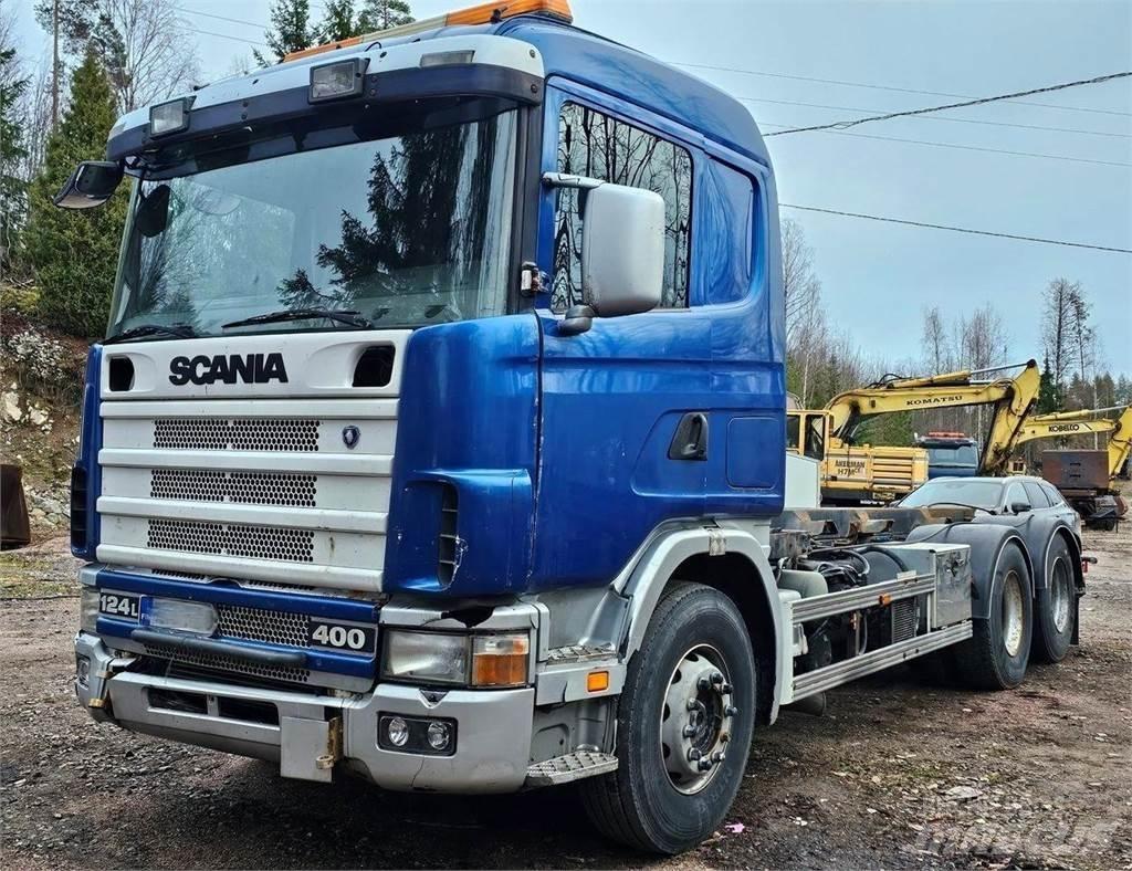 Scania 124 L 6x2 Camion cu carlig de ridicare