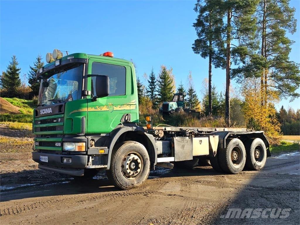 Scania 124C 6X4 Camion cu carlig de ridicare