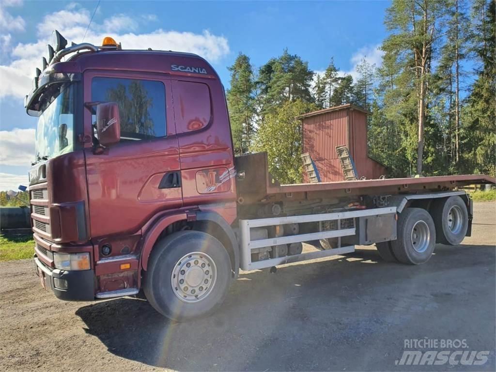 Scania 144G 460 Camion cu carlig de ridicare