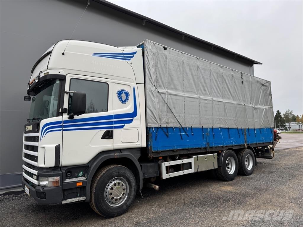 Scania 144G 6x2 Camioane cu macara