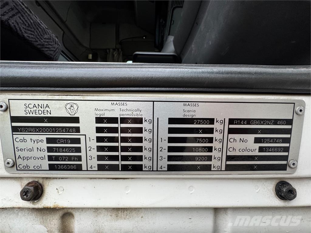 Scania 144G 6x2 Camioane cu macara