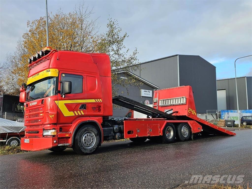 Scania R124 6X2 Transportatoare vehicule