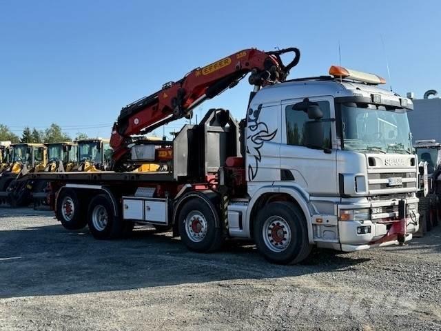 Scania R124G Camioane cu macara