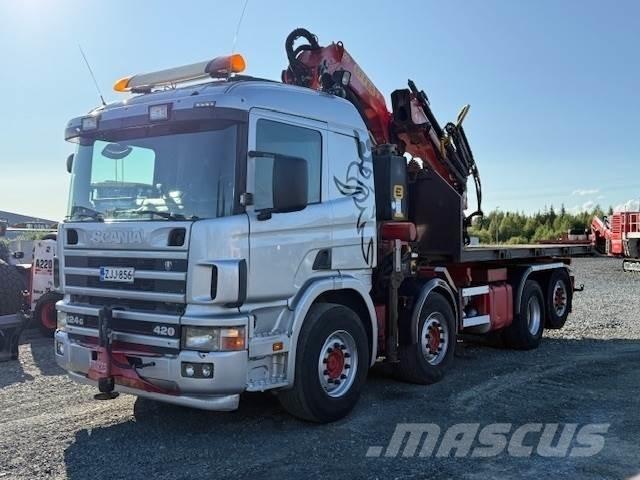 Scania R124G Camioane cu macara