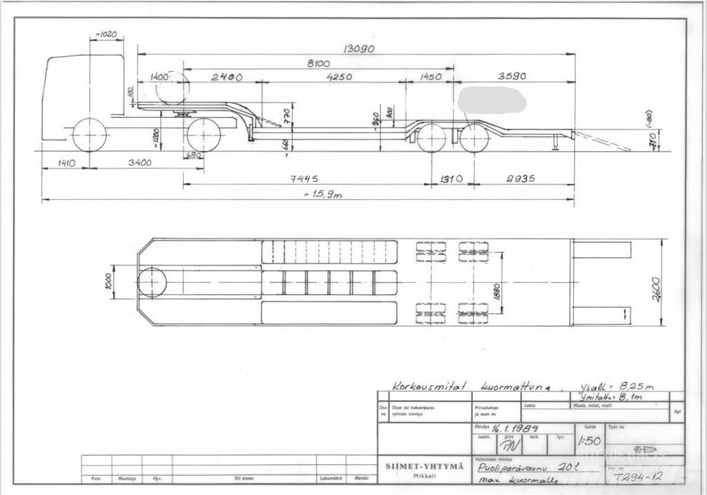 Siimet T294-12 Semi-remorca agabaritica