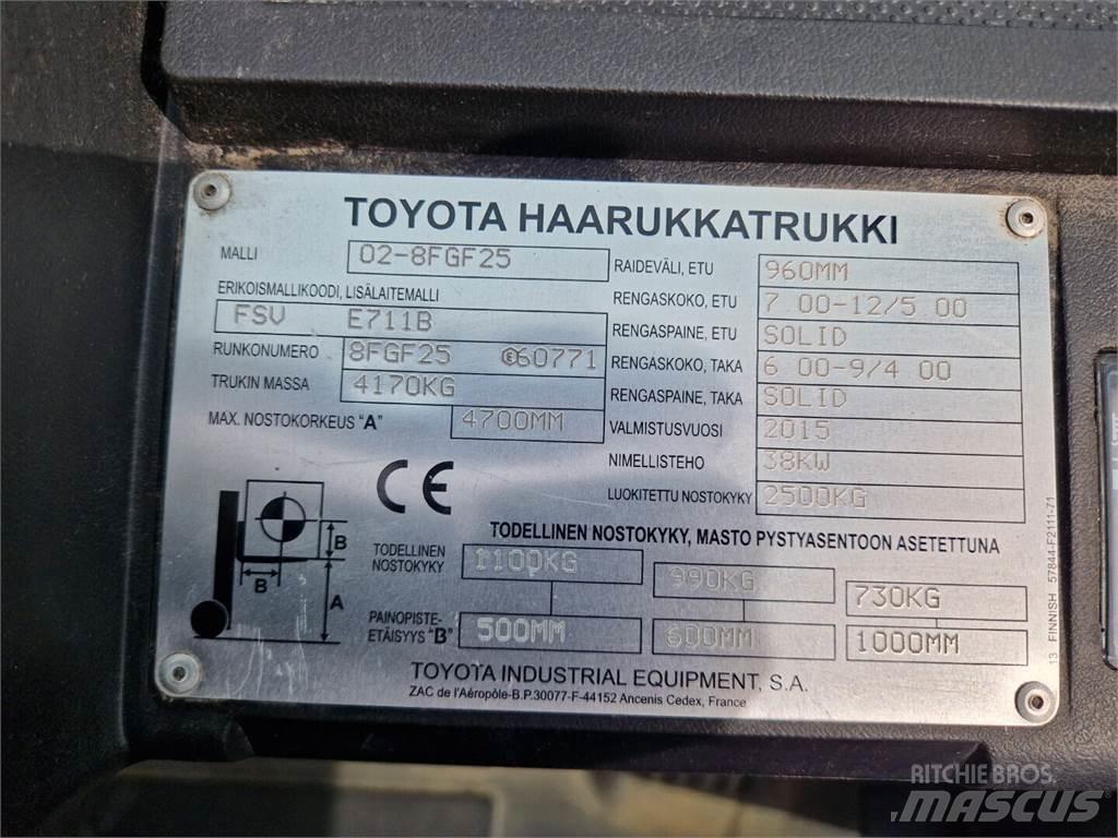 Toyota 02-8FGF25 Stivuitor GPL