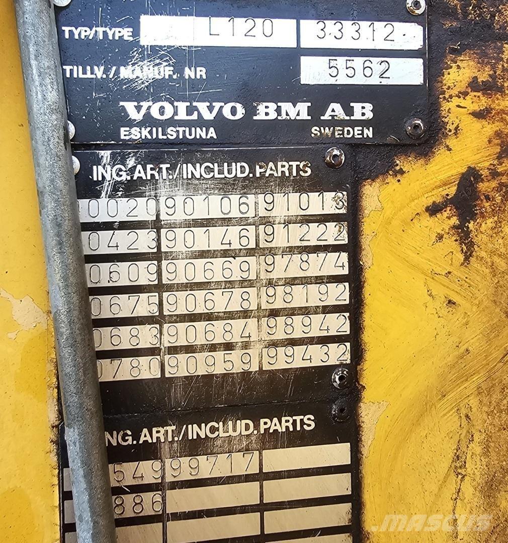 Volvo BM L120 Incarcator pe pneuri