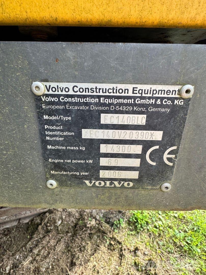 Volvo EC 140 BLC Excavatoare pe șenile
