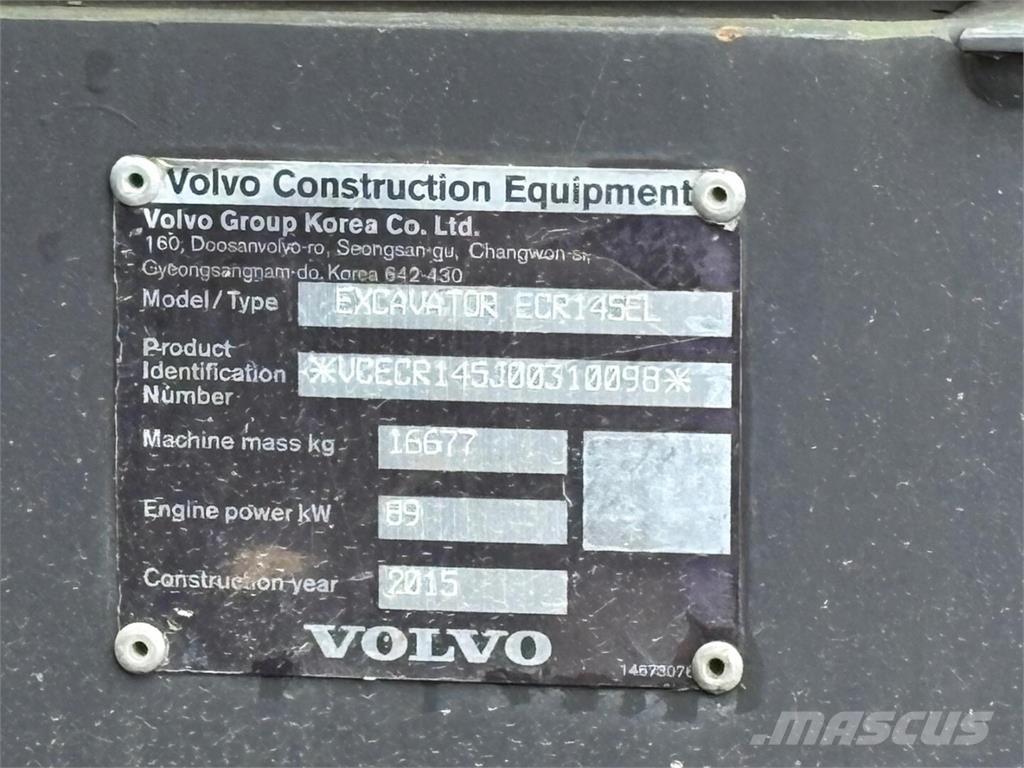 Volvo ECR 145 EL Excavatoare pe șenile
