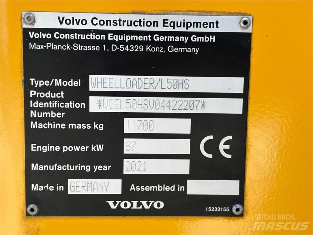 Volvo L 50 H S Incarcator pe pneuri