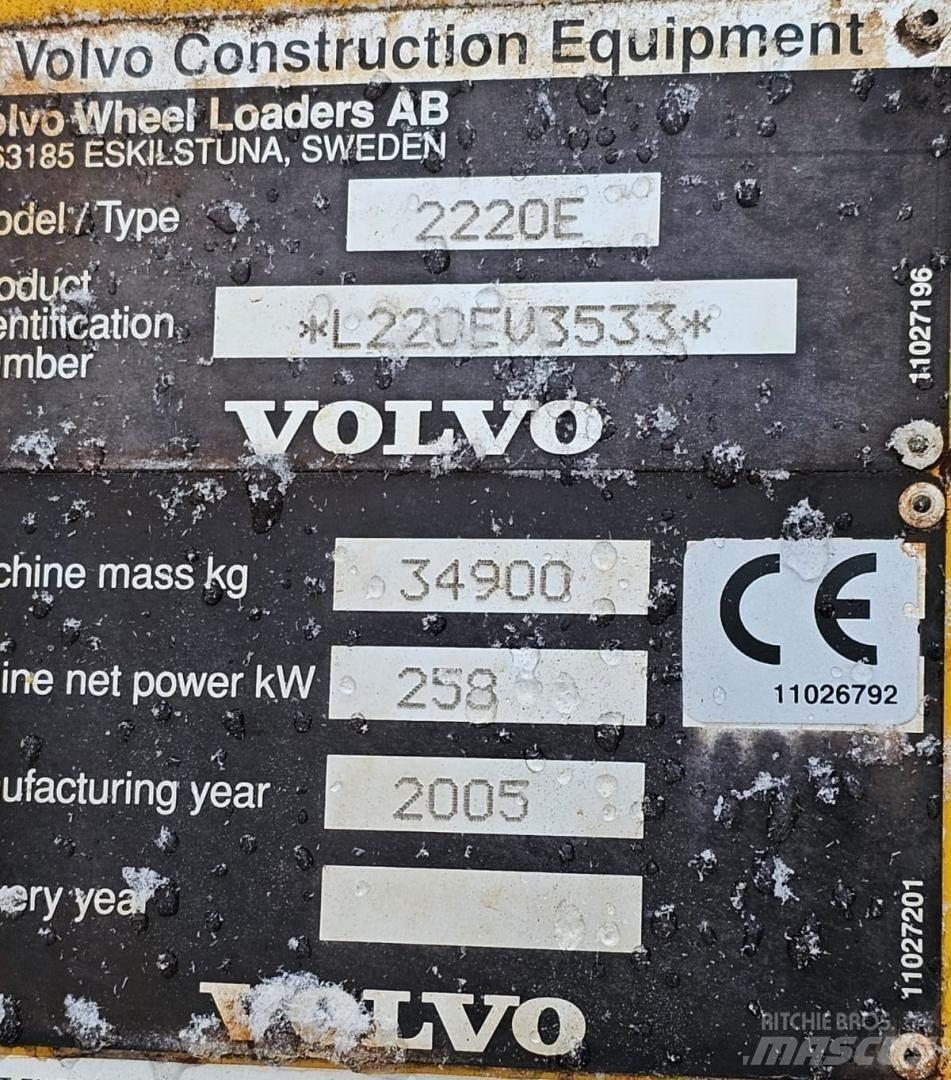 Volvo L220E Incarcator pe pneuri
