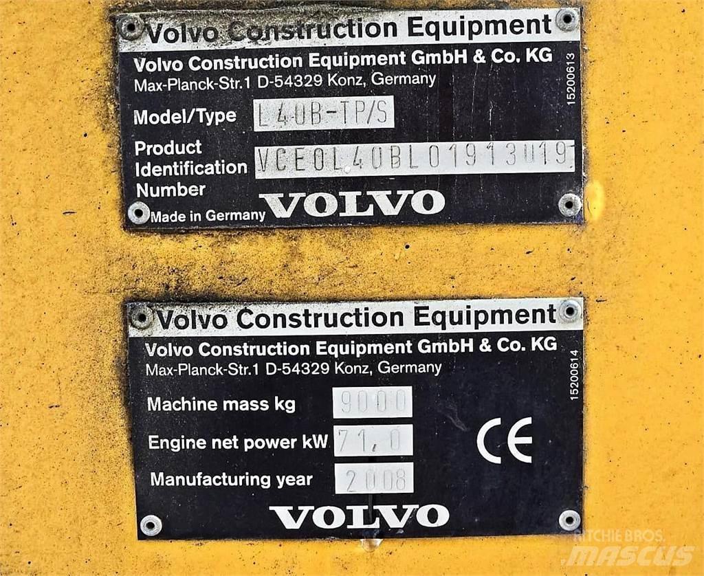 Volvo L40B Incarcator pe pneuri