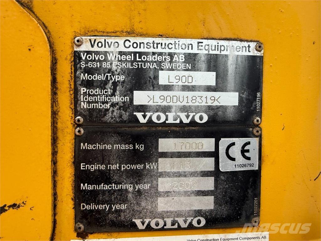 Volvo L90D Incarcator pe pneuri
