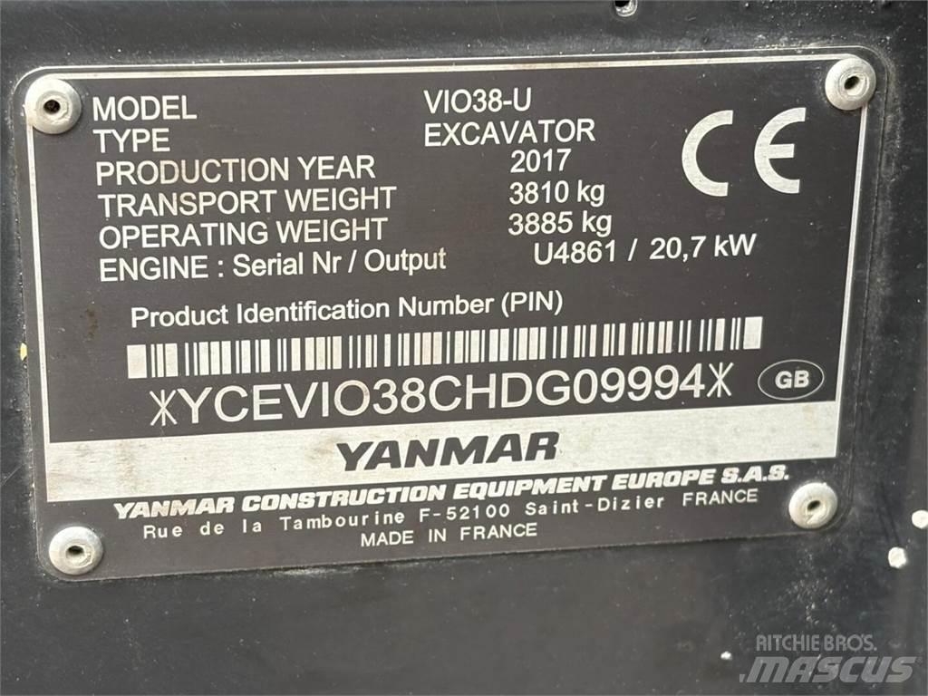Yanmar VIO 38-U Mini excavatoare < 7t