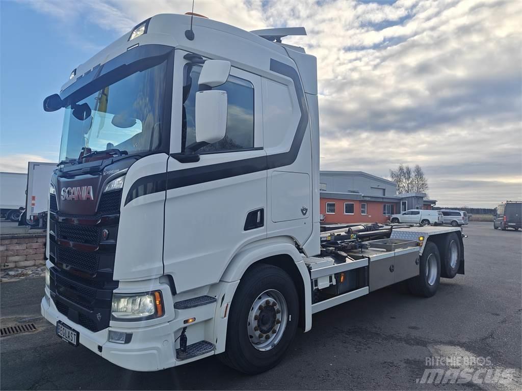 Scania R580 Camion cu carlig de ridicare