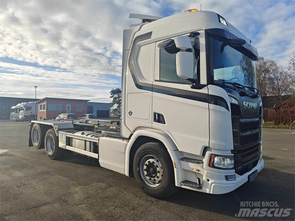 Scania R580 Camion cu carlig de ridicare