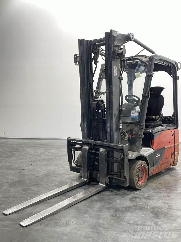 Linde E16-02-386 Stivuitor electric